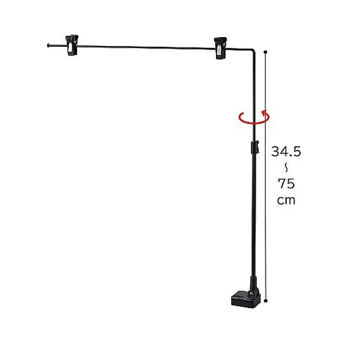 L型マグネットポップ立て 大 ブラック