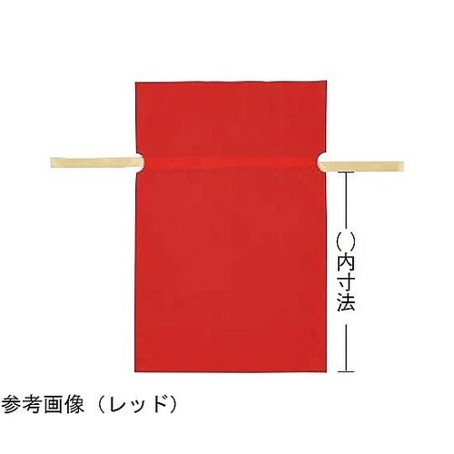 梨地リボン付きギフトバッグ ミント 幅4