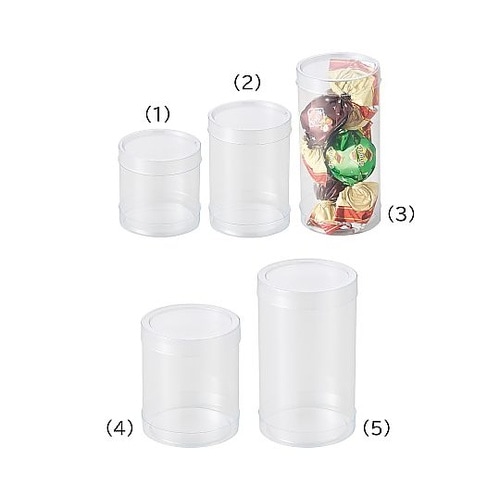 大森 円筒クリアケース M5 かぶせ式