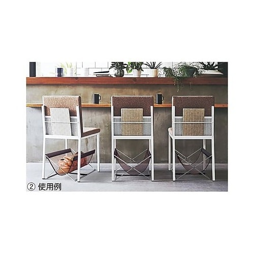 ミニサイドワゴン メッシュ×レザー調 ブ