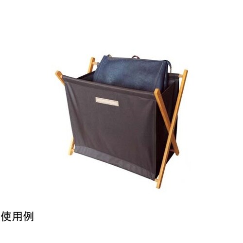 フタ付き収納バスケットブラウン 61−8