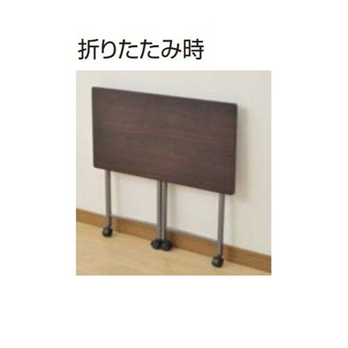 パタパタデスク ブラウン(キャスター付き