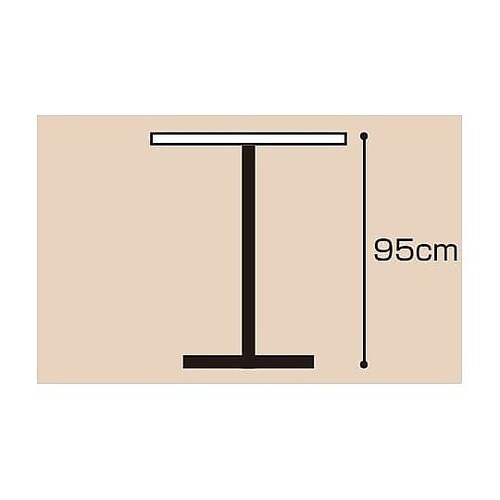 ラウンドカフェテーブル 白脚 直径80c