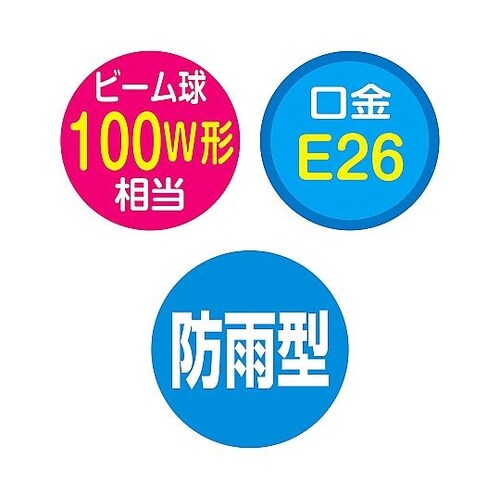 LEDビームランプ(屋内外兼用) 高演色