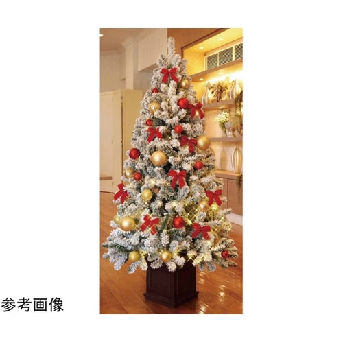 木製ベースクリスマスツリーセット スノー