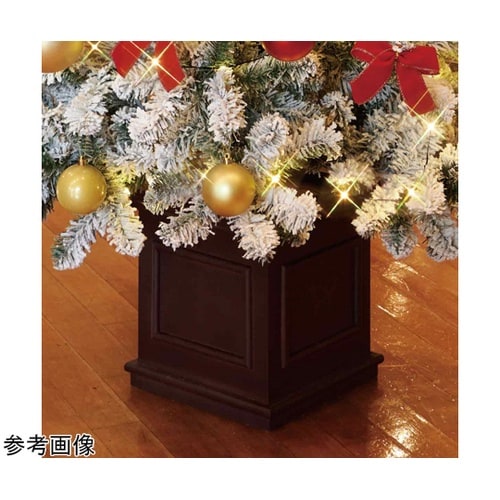 木製ベースクリスマスツリーセット スノー