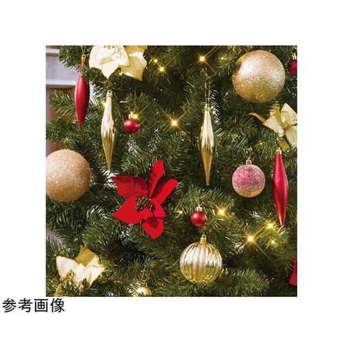 木製ベースクリスマスツリーセット レッド