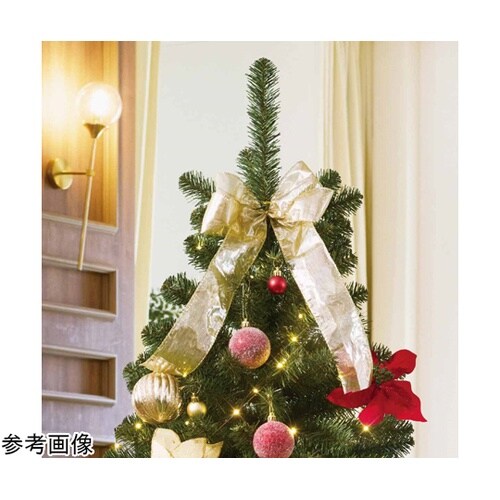 木製ベースクリスマスツリーセット レッド