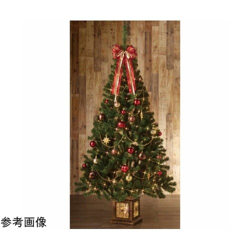 ポットライトクリスマスツリー レッド高さ