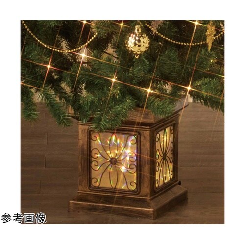 ポットライトクリスマスツリー レッド高さ