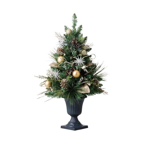 クラシックポットクリスマスツリーゴールド