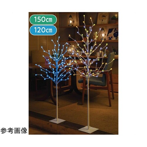 LEDスマートホワイトバーチクリスマスツ