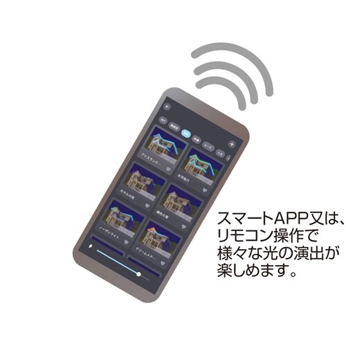 LEDスマートホワイトバーチクリスマスツ
