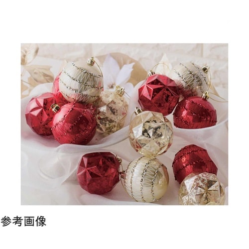 【6個】 オーナメントボール 8cmゴー