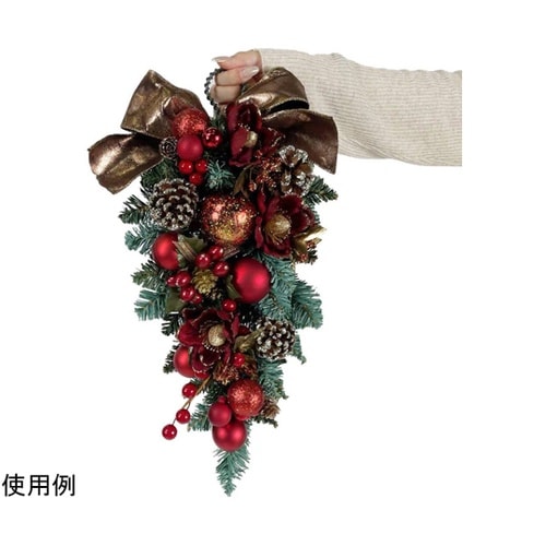 ラグジュアリー クリスマススワッグ レッ