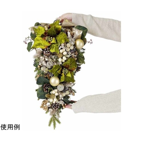 ラグジュアリー クリスマススワッグ ゴー