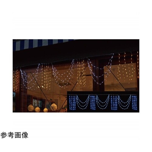 LED263球 3連ドレープライトホワイ