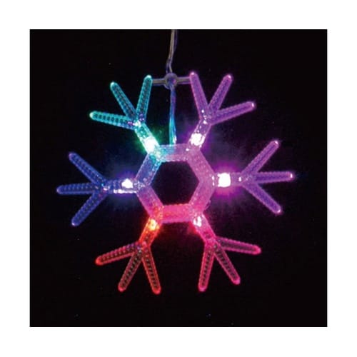 LED6連レインボーモチーフカーテンライ