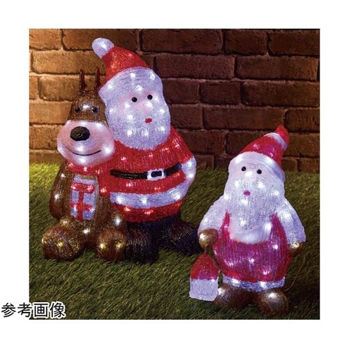 LEDクリスタル3Dライトサンタ&トナカ