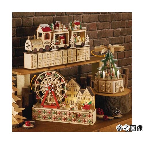 LED木製アドベントカレンダー 観覧車