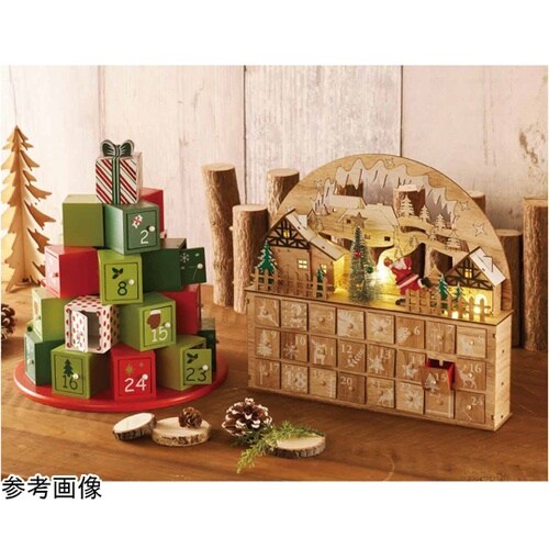 木製アドベントカレンダー カラフルボック