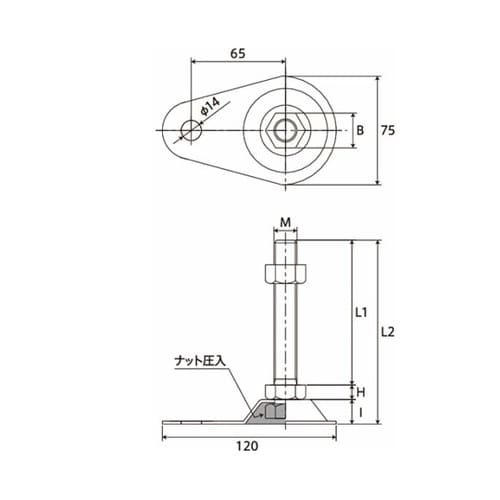 アジャスターボルト HARMONIE A
