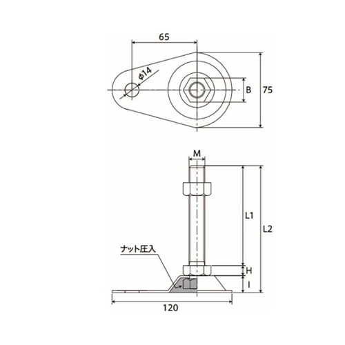 アジャスターボルト HARMONIE A