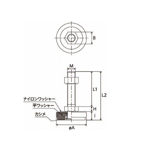 アジャスターボルト HARMONIE R