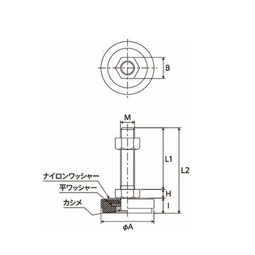 アジャスターボルト HARMONIE R