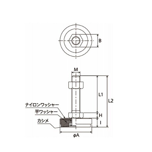 アジャスターボルト HARMONIE R