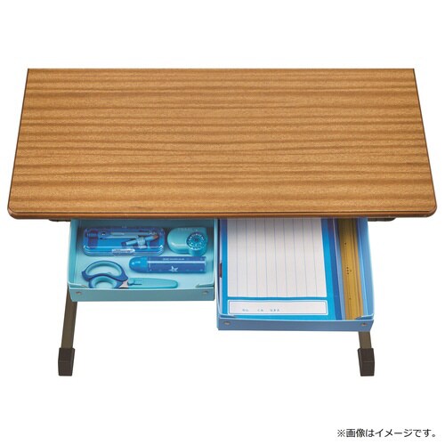 すべり止め付紙製おどうぐばこ(ライトブルー)