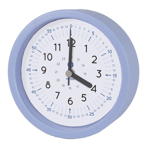 こどもの学習時計(ブルー)