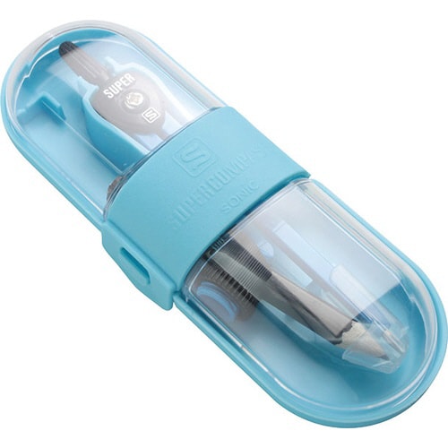 スーパーコンパス いろは 鉛筆用 ブルー