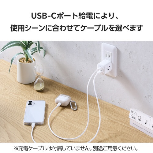 USB充電器 C×2 40W 急速充電 しろちゃん