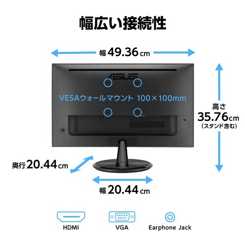 21.45型 IPSパネル搭載液晶モニター