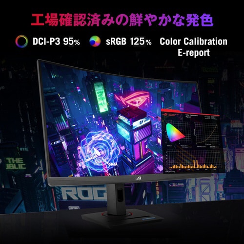 27湾曲型 VAパネル搭載液晶モニター