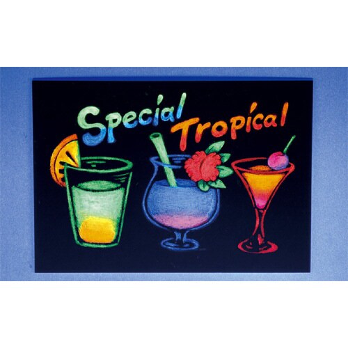 洗える蛍光クレヨン 6色組