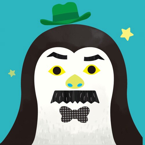 かおシールブック どうぶつ