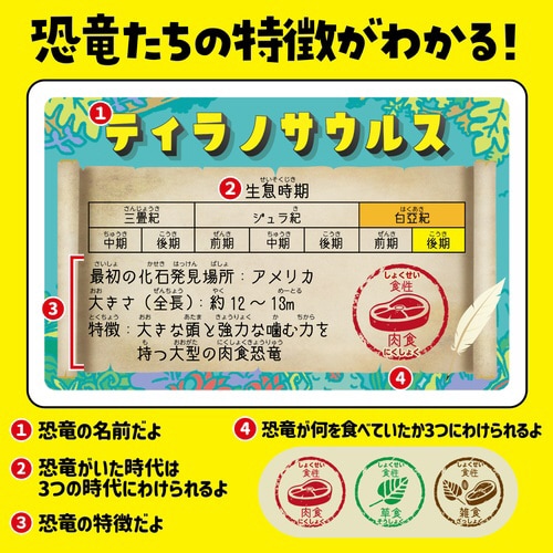 ダブルかるた 恐竜&ようかい