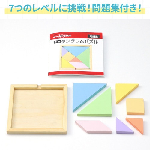 ArtecMiraTOY 木製タングラムパズル