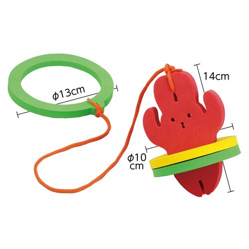 ぐるぐるうさぎスキップ