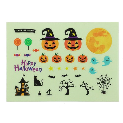 ハロウィンシール 5枚組