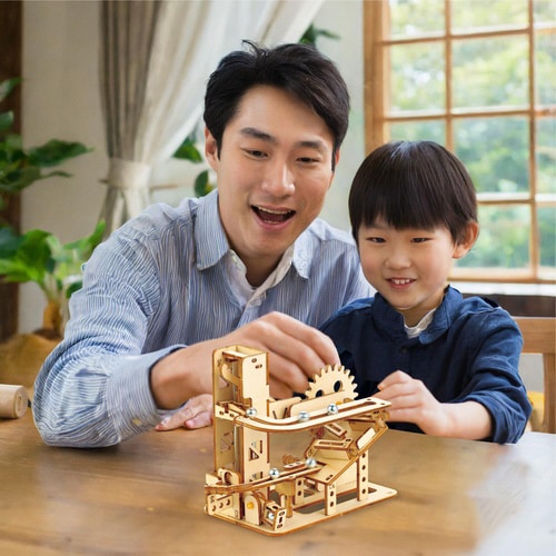 木製エレベーター式コースタークラフトキット