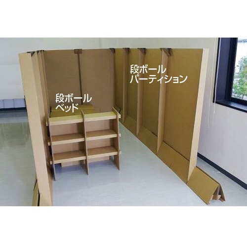 段ボールシューズラック/ナチュラル