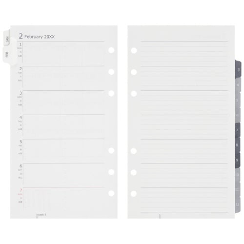 26年バイブル データプラン 6穴 月間+週間