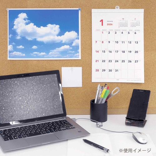 26年ベーシック A4 縦型 壁掛カレンダー