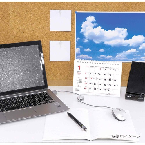 26年ベーシック 吉日の入ったB6卓上カレンダー