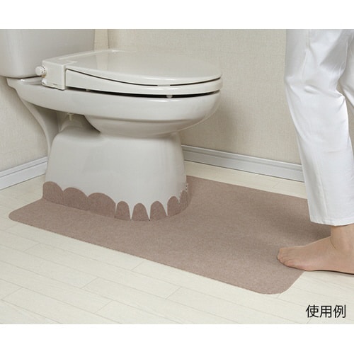 KE97バリアフおくながトイレマット無地