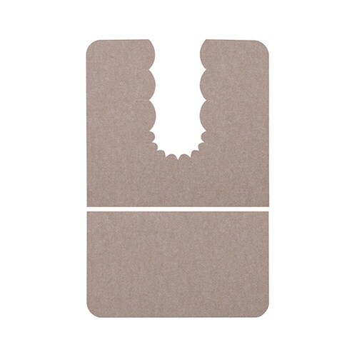 KE97バリアフおくながトイレマット無地