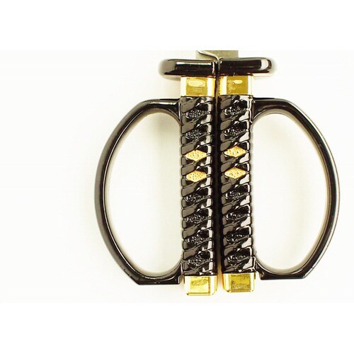 日本刀はさみ 信長黒漆